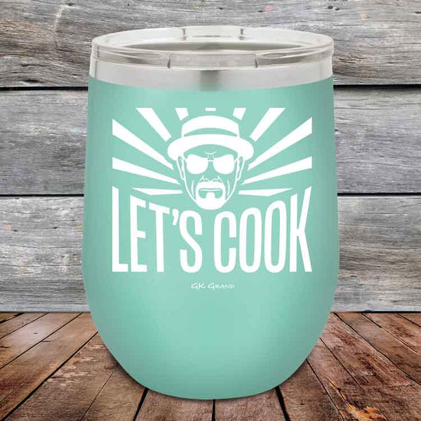 Let's Cook - Powder Coated Etched Tumbler