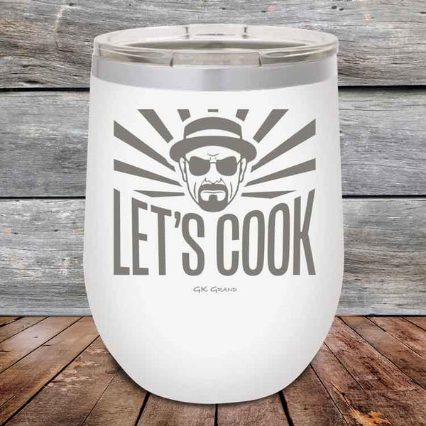 Let's Cook - Powder Coated Etched Tumbler