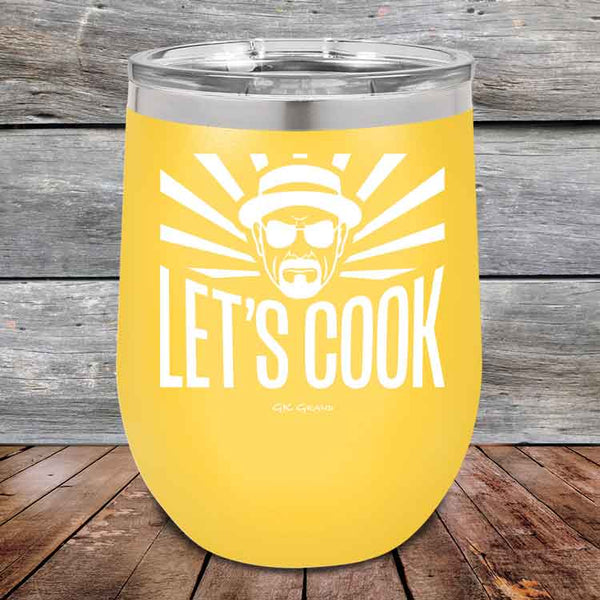 Let's Cook - Powder Coated Etched Tumbler