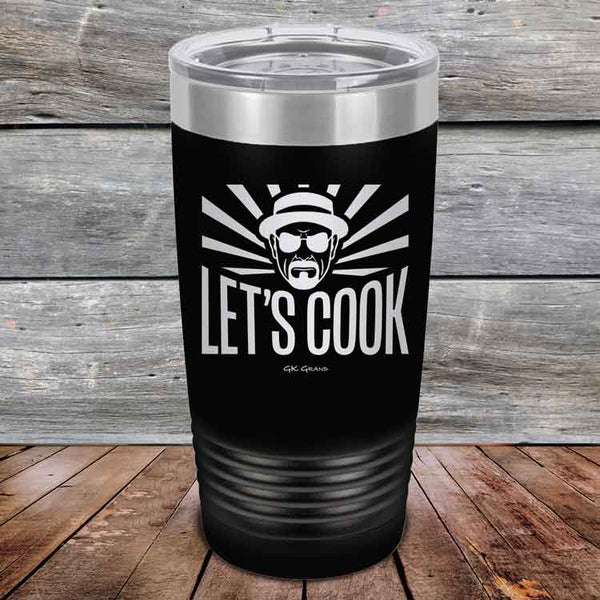 Let's Cook - Powder Coated Etched Tumbler