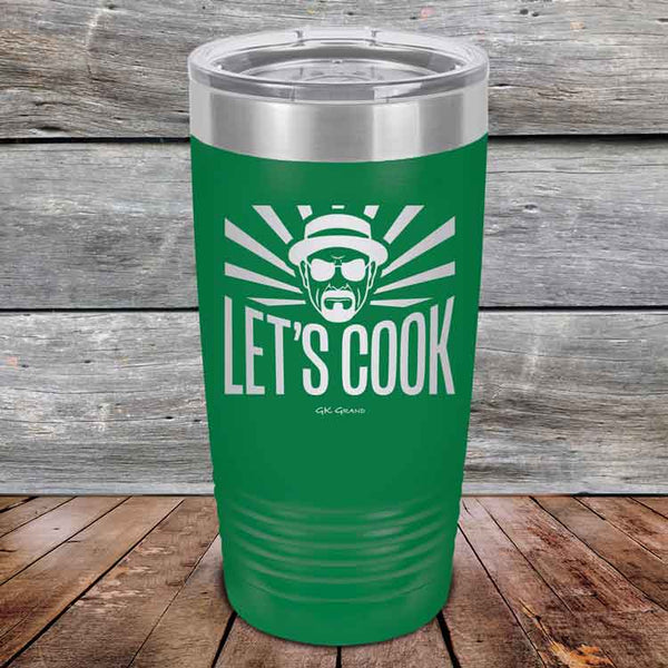 Let's Cook - Powder Coated Etched Tumbler