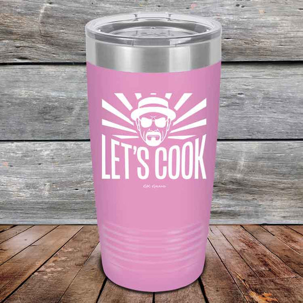 Let's Cook - Powder Coated Etched Tumbler