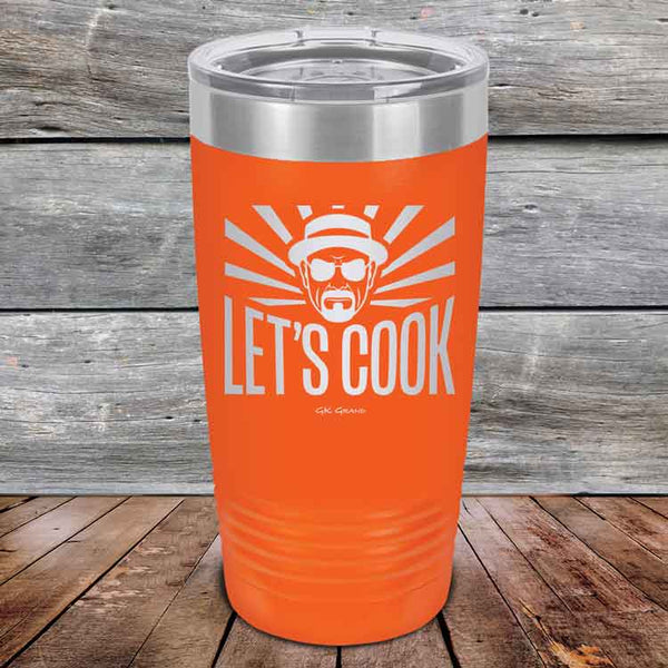 Let's Cook - Powder Coated Etched Tumbler