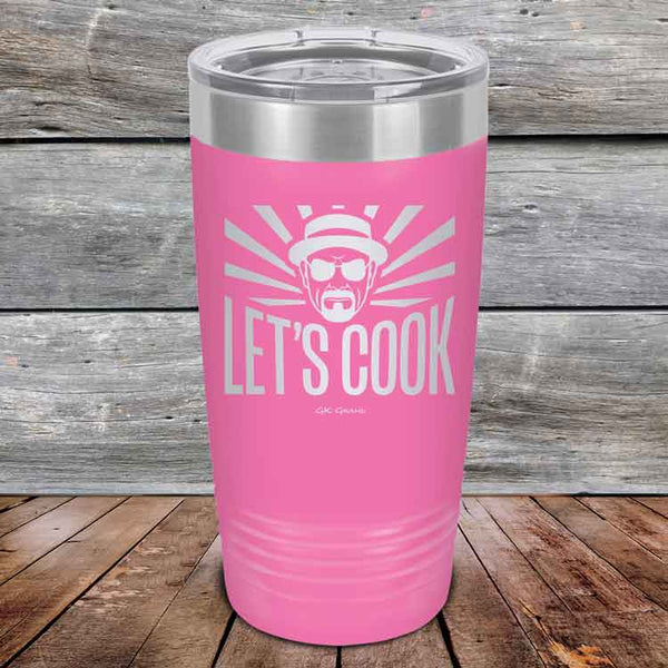 Let's Cook - Powder Coated Etched Tumbler