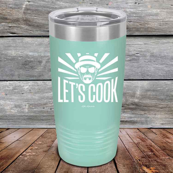 Let's Cook - Powder Coated Etched Tumbler