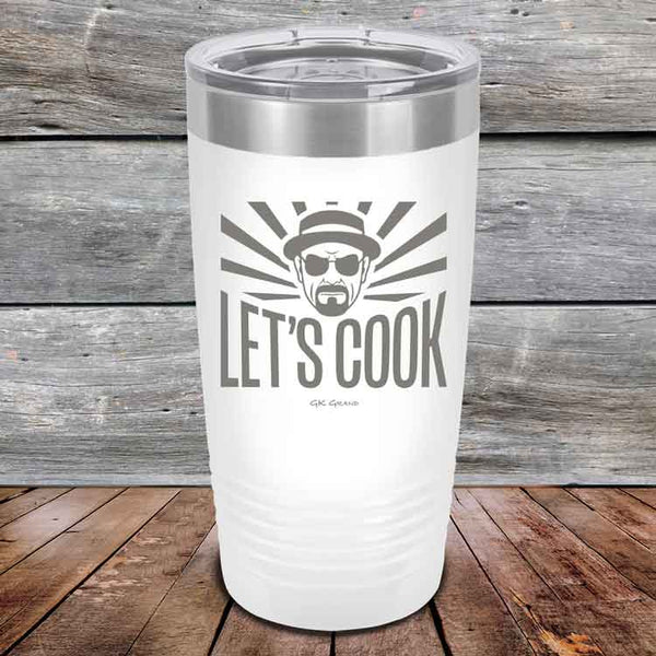 Let's Cook - Powder Coated Etched Tumbler