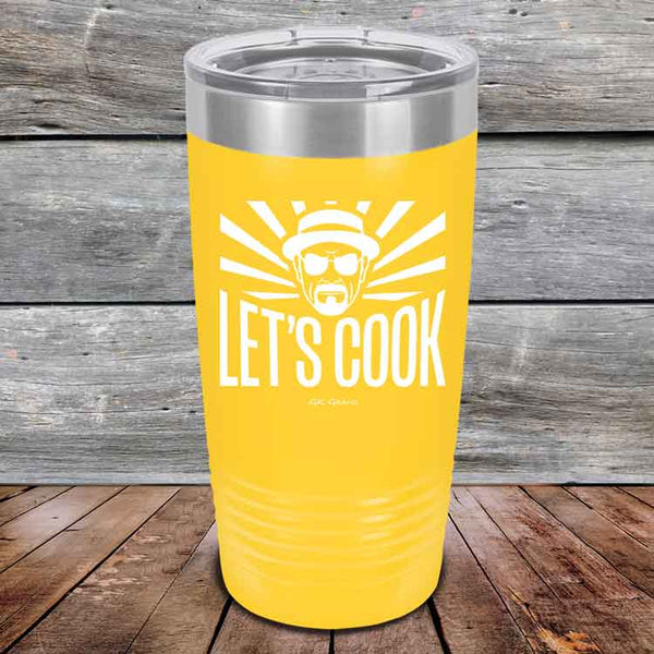 Let's Cook - Powder Coated Etched Tumbler