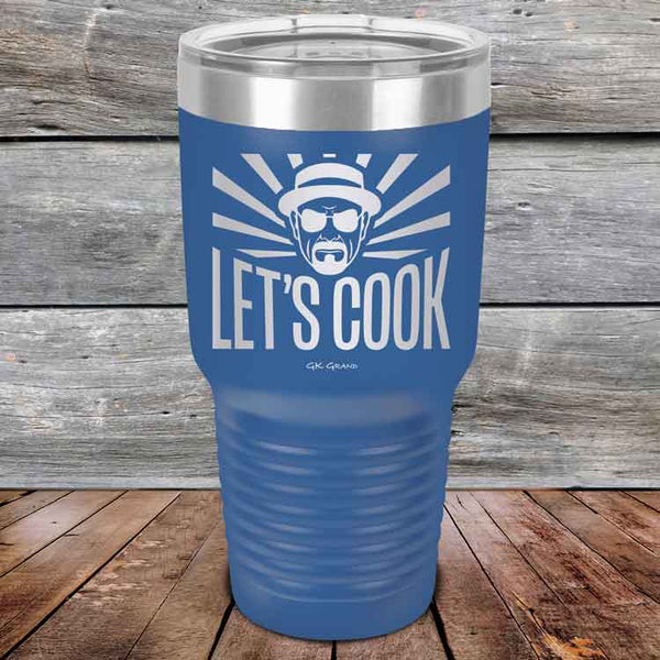 Let's Cook - Powder Coated Etched Tumbler