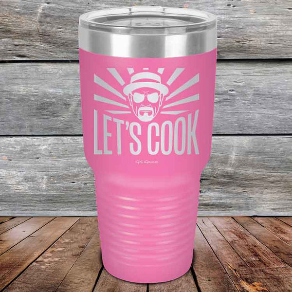 Let's Cook - Powder Coated Etched Tumbler