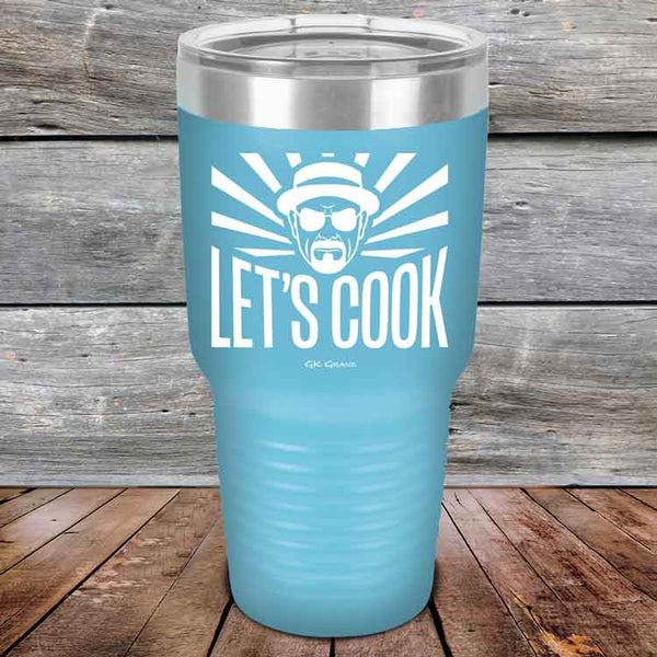 Let's Cook - Powder Coated Etched Tumbler