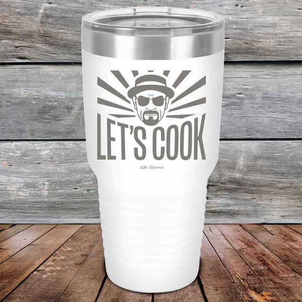 Let's Cook - Powder Coated Etched Tumbler