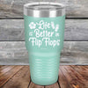 Life is Better in Flip Flops - Powder Coated Etched Tumbler