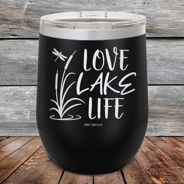 Love Lake Life - Powder Coated Etched Tumbler