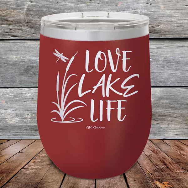 Love Lake Life - Powder Coated Etched Tumbler