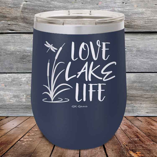 Love Lake Life - Powder Coated Etched Tumbler