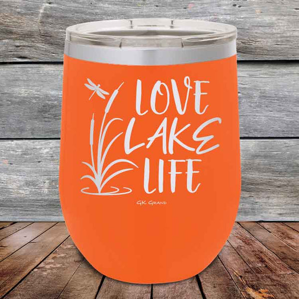 Love Lake Life - Powder Coated Etched Tumbler