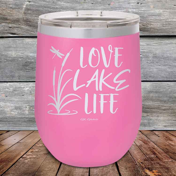 Love Lake Life - Powder Coated Etched Tumbler