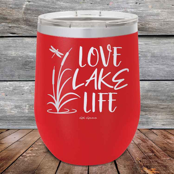 Love Lake Life - Powder Coated Etched Tumbler