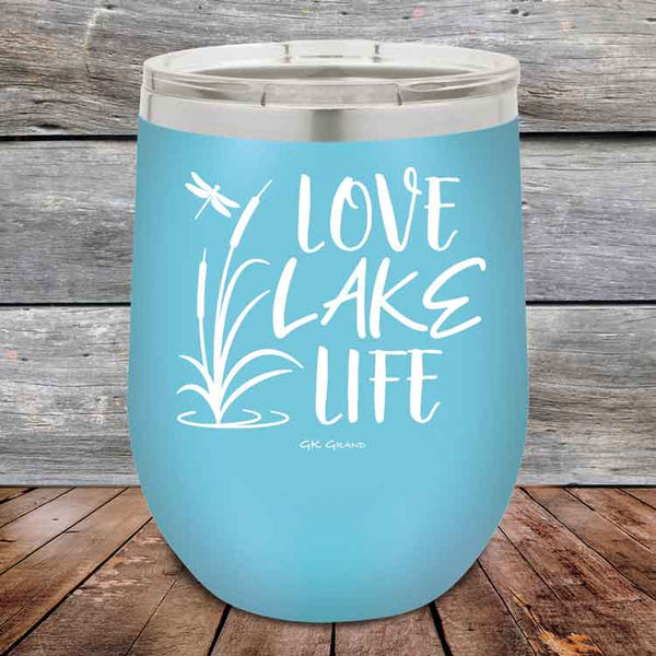 Love Lake Life - Powder Coated Etched Tumbler