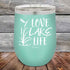 Love Lake Life - Powder Coated Etched Tumbler