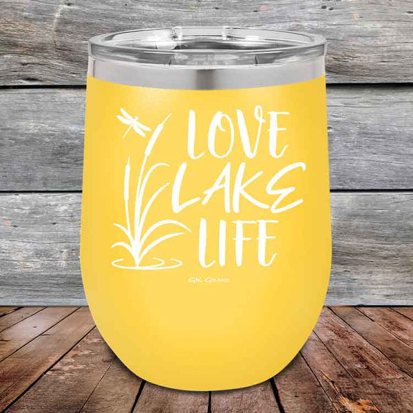 Love Lake Life - Powder Coated Etched Tumbler