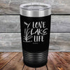 Love Lake Life - Powder Coated Etched Tumbler