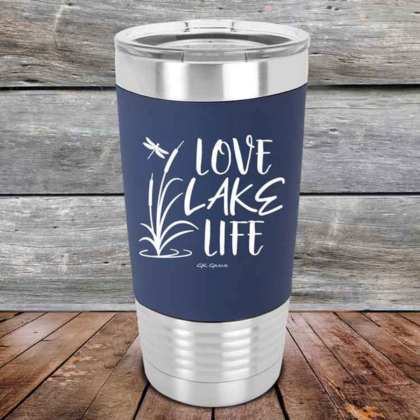 Love Lake Life - Premium Silicone Wrapped Engraved Tumbler