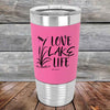 Love Lake Life - Premium Silicone Wrapped Engraved Tumbler