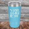 Love Lake Life - Powder Coated Etched Tumbler