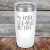 Love Lake Life - Powder Coated Etched Tumbler