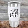 Love Lake Life - Premium Silicone Wrapped Engraved Tumbler