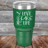 Love Lake Life - Powder Coated Etched Tumbler