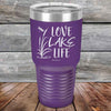 Love Lake Life - Powder Coated Etched Tumbler