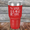 Love Lake Life - Powder Coated Etched Tumbler