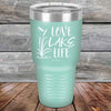 Love Lake Life - Powder Coated Etched Tumbler