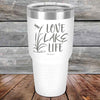 Love Lake Life - Powder Coated Etched Tumbler