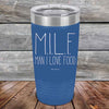 MILF Man I Love Food - Powder Coated Etched Tumbler