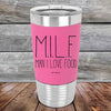 M.I.L.F. - Man I Love Food - Premium Silicone Wrapped Engraved Tumbler