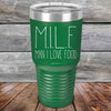 MILF Man I Love Food - Powder Coated Etched Tumbler