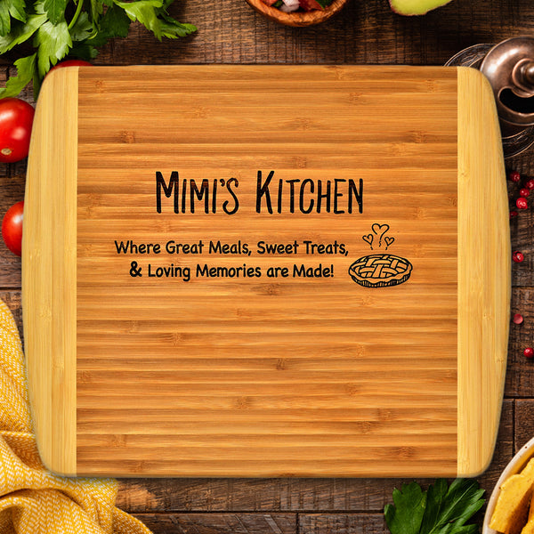 Mimi's Kitchen - 2-Tone Bamboo Cutting Board