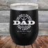 My Dad The Man The Myth The Legend In His Own Mind- Powder Coated Etched Tumbler