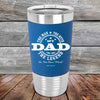 My Dad The Man The Myth The Legend "In His Own Mind" - Premium Silicone Wrapped Engraved Tumbler