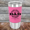 My Dad The Man The Myth The Legend "In His Own Mind" - Premium Silicone Wrapped Engraved Tumbler