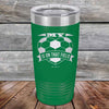 My Heart is on that field - Soccer Mom Dad - Powder Coated Etched Tumbler