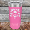 My Heart is on that field - Soccer Mom Dad - Powder Coated Etched Tumbler