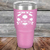 My Heart is on that field - Soccer Mom Dad - Powder Coated Etched Tumbler