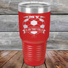 My Heart is on that field - Soccer Mom Dad - Powder Coated Etched Tumbler