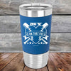 My Heart is on that field (Baseball Mom Dad) - Premium Silicone Wrapped Engraved Tumbler