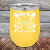 My Heart is on that field (Baseball Mom Dad) - Powder Coated Etched Tumbler