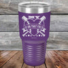 My Heart is on that field (Baseball Mom Dad) - Powder Coated Etched Tumbler